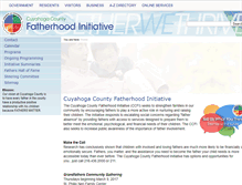 Tablet Screenshot of fatherhoodinitiative.cuyahogacounty.us