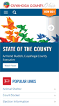 Mobile Screenshot of cuyahogacounty.us