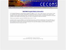 Tablet Screenshot of hospital.cecoms.cuyahogacounty.us