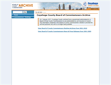 Tablet Screenshot of bocc.cuyahogacounty.us