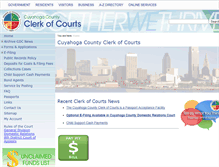 Tablet Screenshot of coc.cuyahogacounty.us